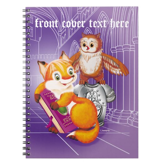 Carnet renard et hibou (Devant)