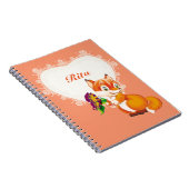 Carnet renard et papillon (Côté Droit)