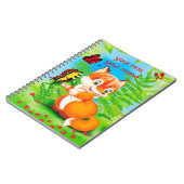 Carnet renard et papillon (Côté gauche)