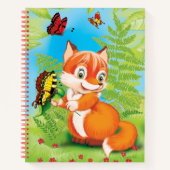 Carnet renard et papillon (Devant)