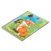 Carnet renard et papillon (Côté gauche)