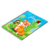 Carnet renard et papillon (Côté gauche)