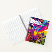 Carnet Renard funky coloré arc-en-ciel (Intérieur)