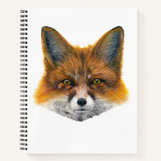 Carnet Renard - Peinture en acrylique (Devant)
