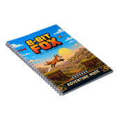 Carnet Renard, Pixel Art Rétro 8 Bits (Côté Droit)