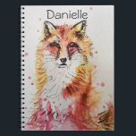 Carnet Renard rouge renard mignon Filles nom Notebook<br><div class="desc">Red Fox renard mignon Girls nom Notebook. Ce cahier ferait un cadeau de bienvenue à tout amoureux des animaux. Conçu à partir de mes peintures originales aquarelles.</div>