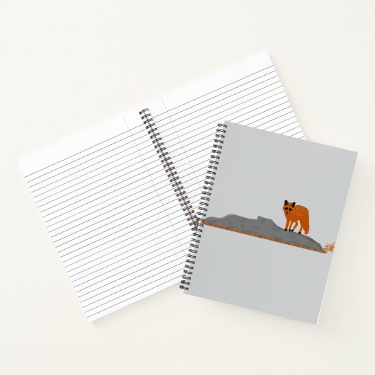 Carnet 🦊 Renard sur le Rocher (Intérieur)