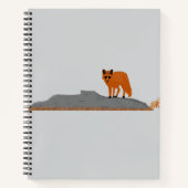 Carnet 🦊 Renard sur le Rocher (Devant)