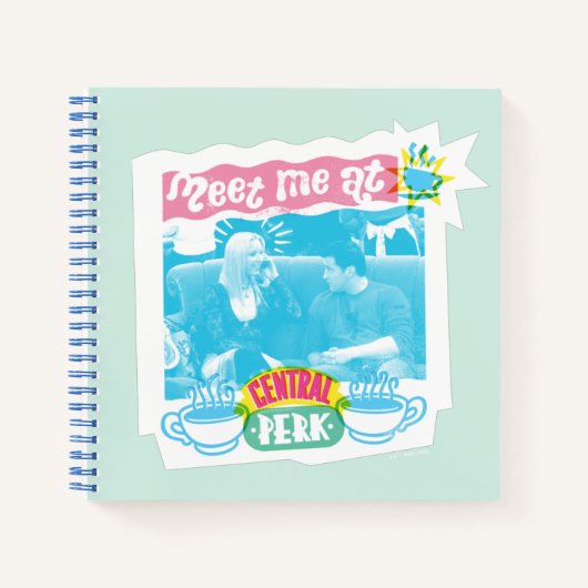 Carnet Rencontrez-moi à Central Perk Neon Graphic (Devant)