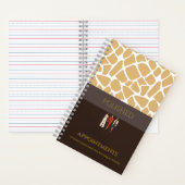 Carnet Rendez-vous poli à deux tons (À l'intérieur)