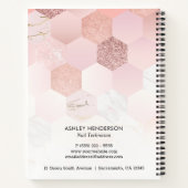 Carnet Rendez-vous rose Gold Nails (Dos)