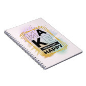 Carnet Rendre ton âme heureuse (Côté Droit)