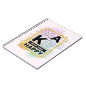 Carnet Rendre ton âme heureuse (Côté gauche)