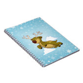 Carnet Renne volant de Noël (Côté Droit)