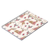 Carnet Rennes, Oiseaux, Fleurs adorables. (Côté gauche)