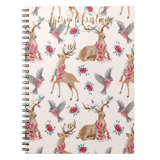 Carnet Rennes, Oiseaux, Fleurs adorables. (Devant)