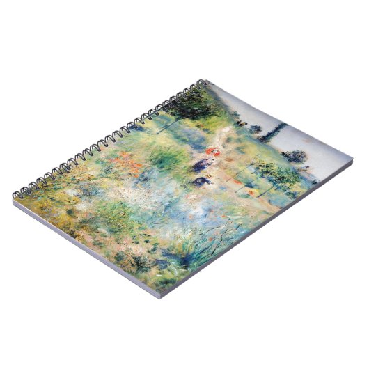 Carnet Renoir - Chemin menant à travers l'herbe haute (Côté gauche)