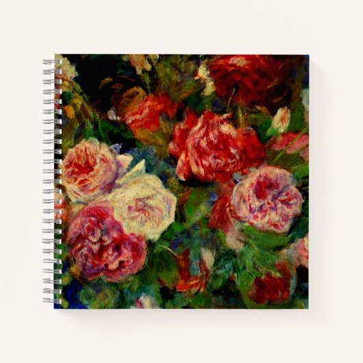 Carnet Renoir - Rose, célèbre peinture, (Devant)