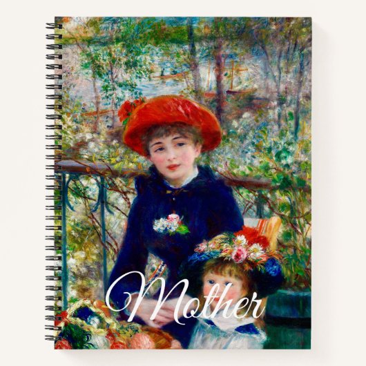 Carnet Renoir’s Mother and Child (Devant)