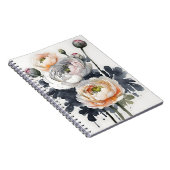 Carnet Renoncule - Fleurs à l'aquarelle (Côté Droit)