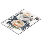 Carnet Renoncule - Fleurs à l'aquarelle (Côté gauche)