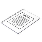 Carnet Renouveau (Côté gauche)