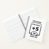 Carnet Renseignement des donjons et dragons (Intérieur)