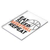 Carnet Répéter le basketball du sommeil (Côté gauche)