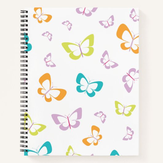 Carnet Répéter le motif papillon (Devant)