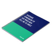 Carnet Répliques à utiliser quand les hommes me disent de (Côté gauche)