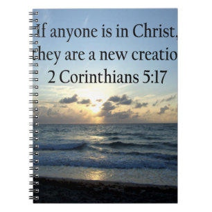 CARNET RÉPONSE 2 CORINTHIENS 5:17 OCEAN SLEVER