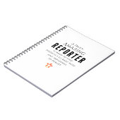 Carnet Reporter (Côté gauche)