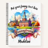 Carnet Représentation artistique de l'histoire de la Penn (Devant)