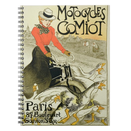 Carnet Reproduction d'une publicité par affichage Comiot (Devant)
