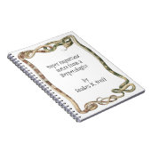 Carnet Reptiles Anciens, Bordure de Serpents ou de Vipère (Côté Droit)