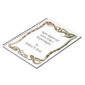 Carnet Reptiles Anciens, Bordure de Serpents ou de Vipère (Côté gauche)