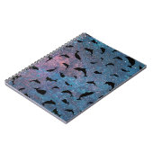 Carnet requin de l'ombre baleine sur galaxie en pente (Côté gauche)