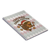 Carnet Requin de Noël drôle certifié Cookie-Cutter Pun (Côté Droit)
