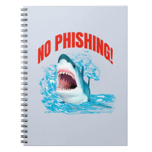 Carnet Requin drôle sans hameçonnage