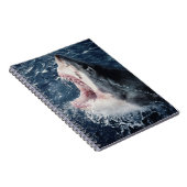 Carnet Requin élevé bouche ouverte (Côté Droit)