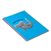 Carnet Requin marteau mignon drôle de dessin animé (Côté Droit)
