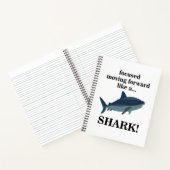 Carnet Requin Orienté Vers L'Avant Comme Un Requin (Intérieur)