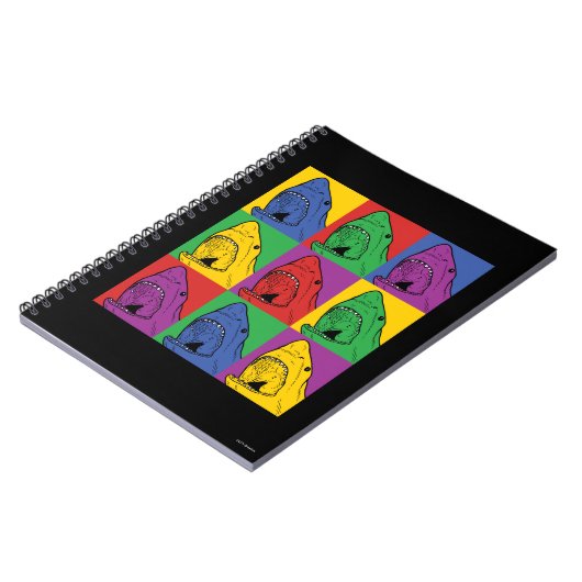 Carnet Requin Pop Art (Côté gauche)