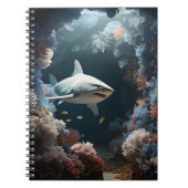 Carnet Requin sous-marin foncé (Devant)