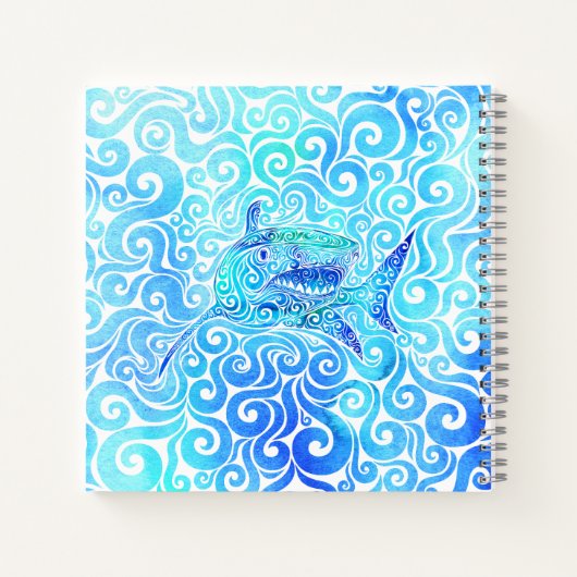 Carnet Requin tourbillonnant (Dos)