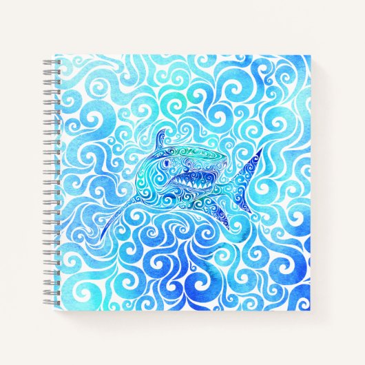 Carnet Requin tourbillonnant (Devant)