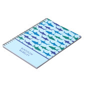 Carnet Requins bleus mignons Enfants (Côté gauche)