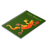 Carnet Réreptile de lézard éco-gecko (Côté gauche)