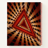 Carnet Réseau Fantastique 3D Moderne de Design Graphique (Dos)