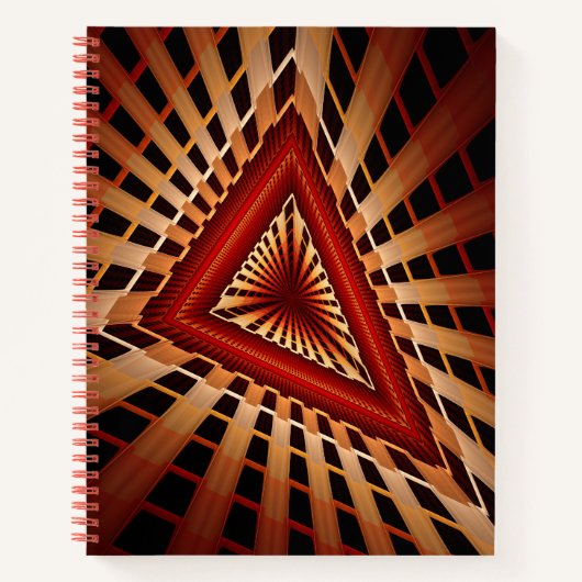 Carnet Réseau Fantastique 3D Moderne de Design Graphique (Devant)